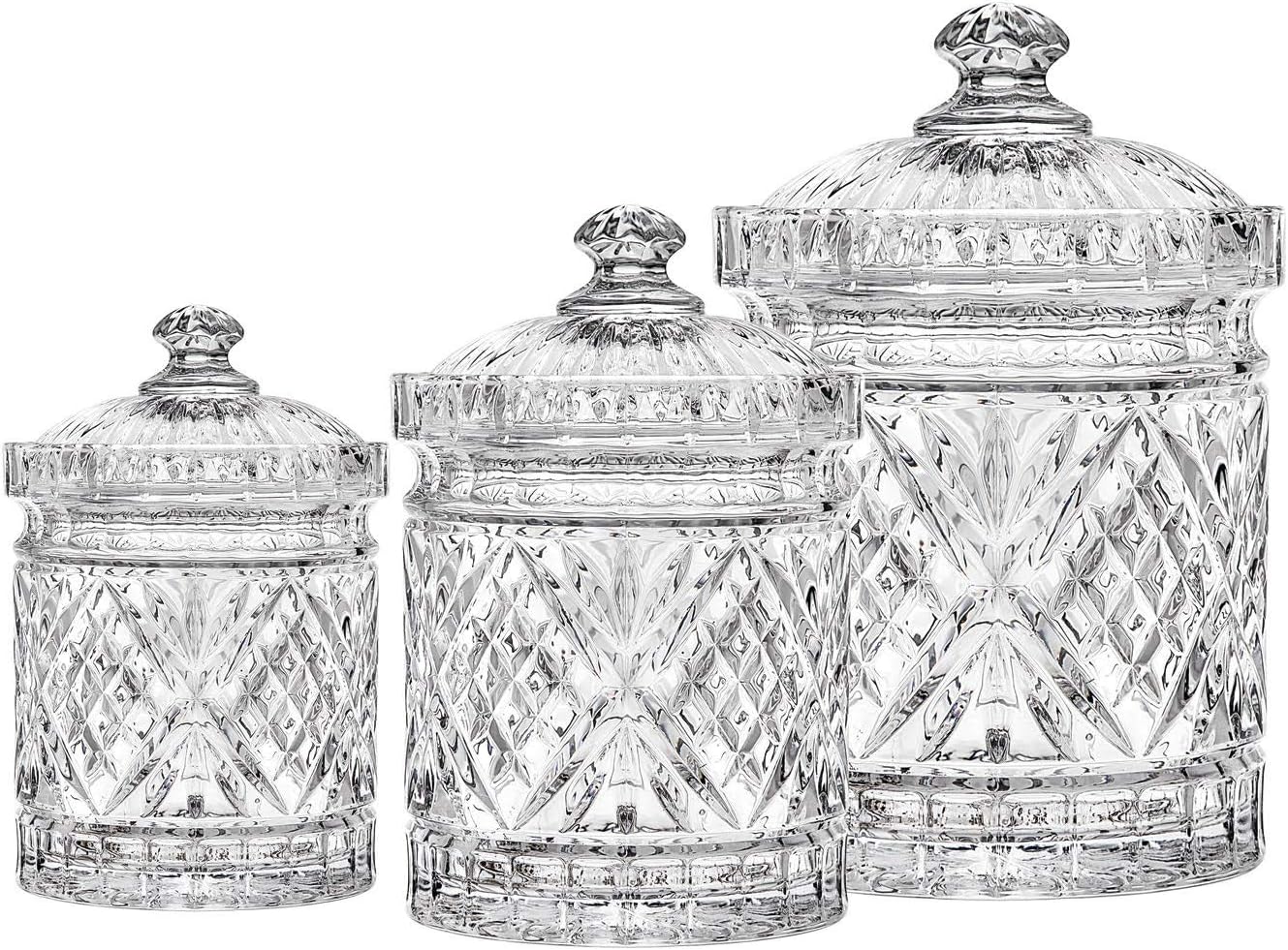 BỘ HŨ PHA LÊ GODINGER DUBLIN CANISTER, 3 CHIẾC