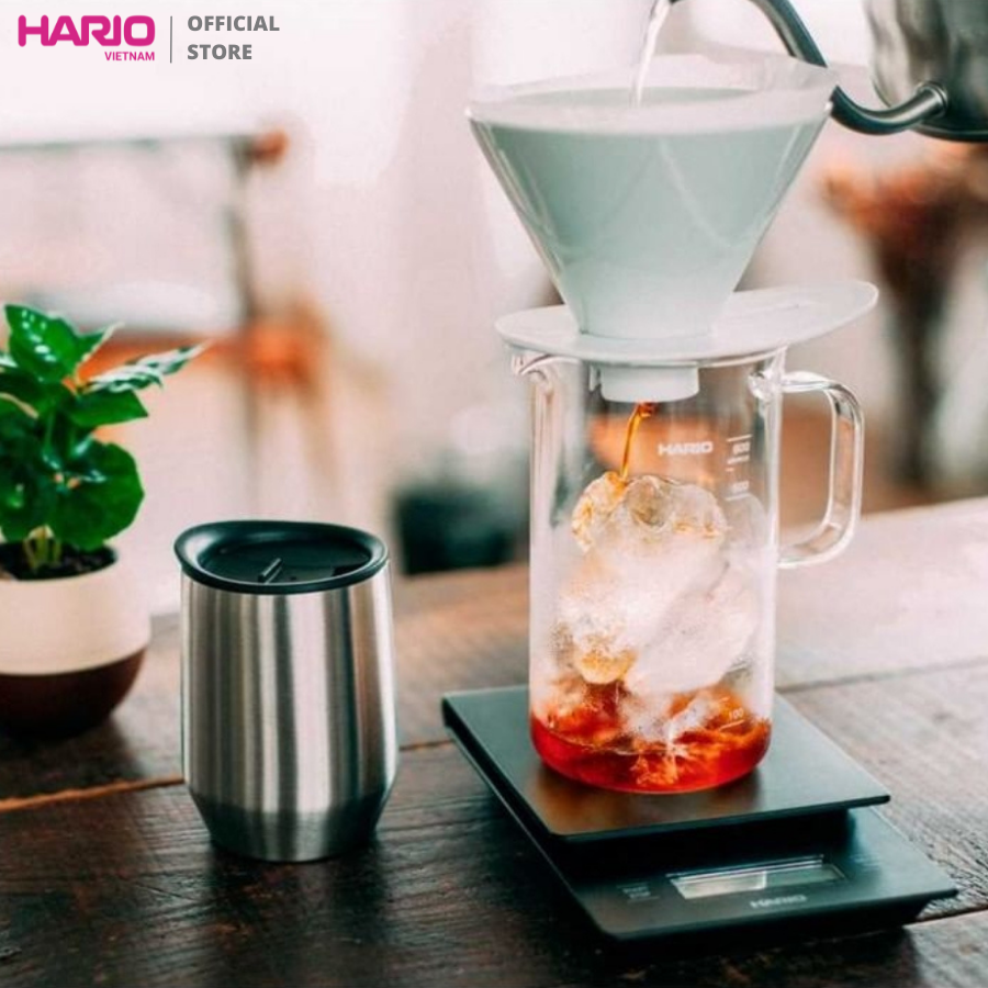 Phễu sứ pha cà phê HARIO V60 MUGEN - V60 One Pour Dripper MUGEN VDMU-02-CW