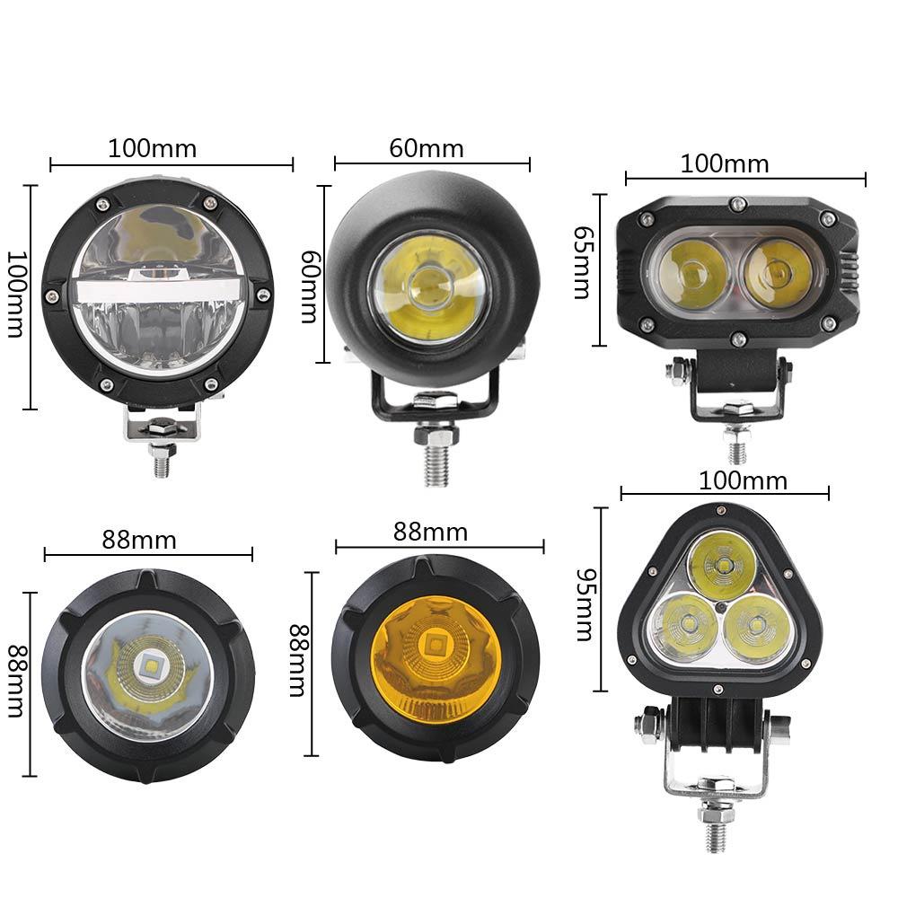1 đèn pha LED chống thấm nước cho xe hơi xe tải