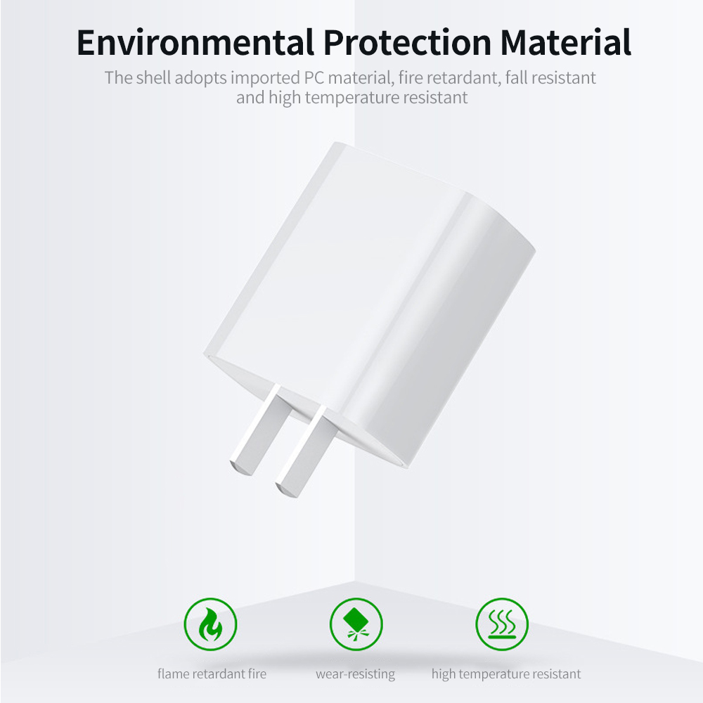 Bộ Sạc Nhanh PD 20w Tương Thích Với Bộ Chuyển Đổi USB-C Điện Áp Băng Thông Rộng 18w Của Mỹ, Màu Trắng
