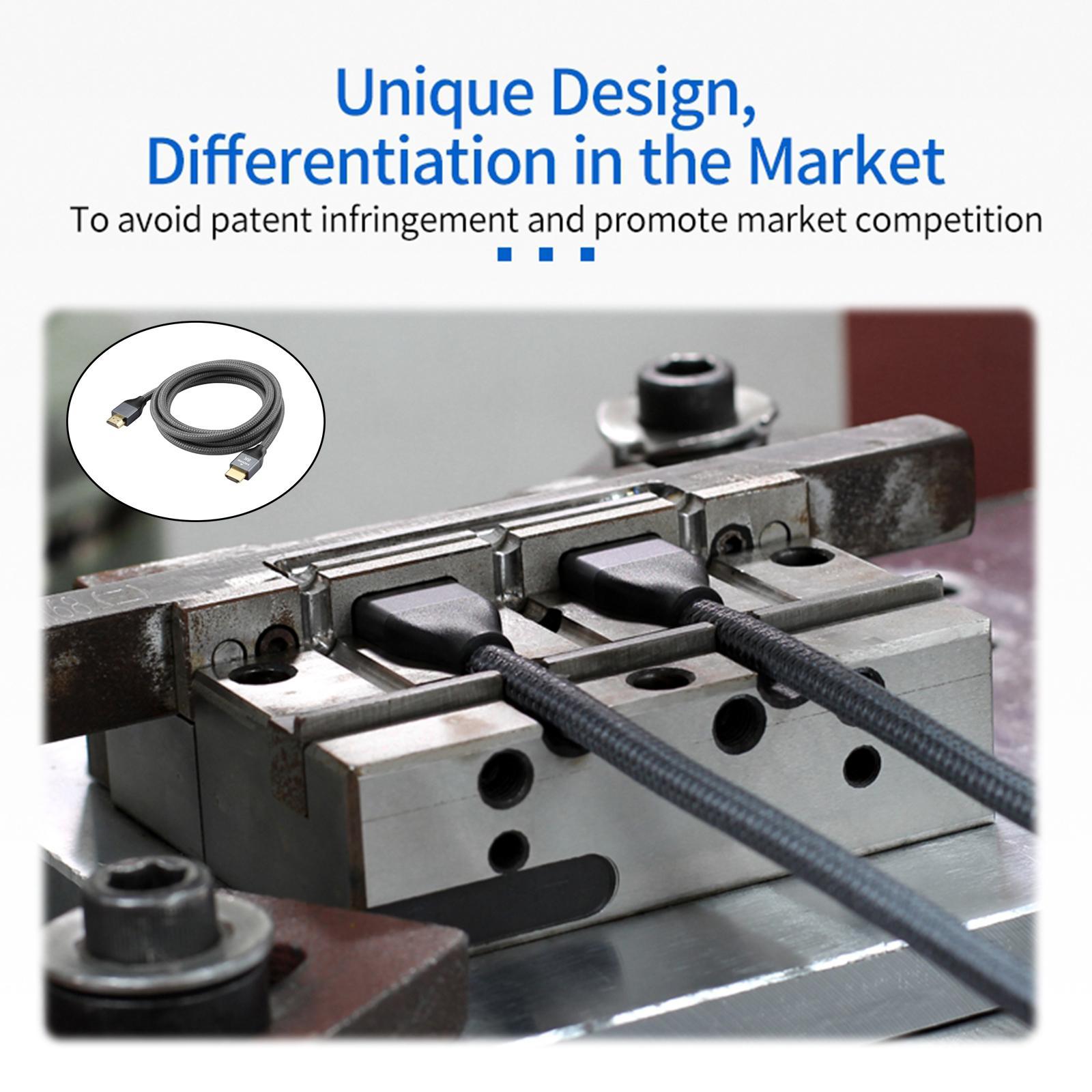 2.1 Cable 8K 60Hz 4K 120Hz High Speed Video Cord