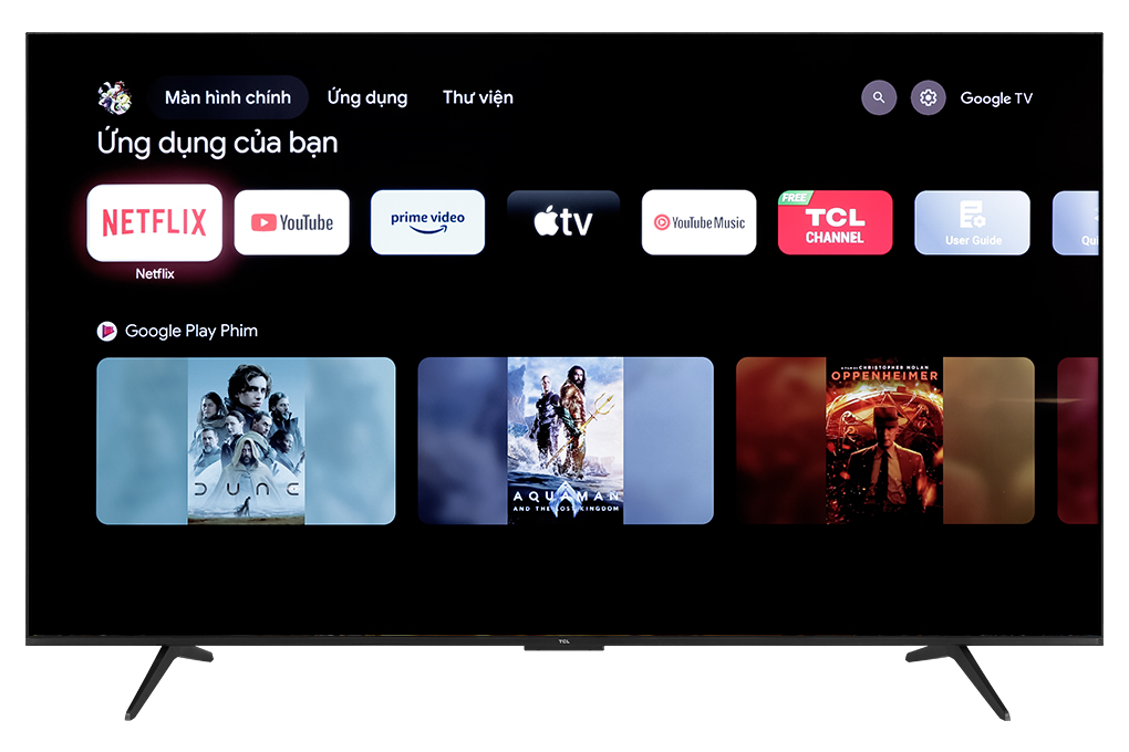 Google TV TCL 4K 65 inch 65P79B Pro Mới 2024 - Hàng Chính Hãng - Chỉ Giao HCM