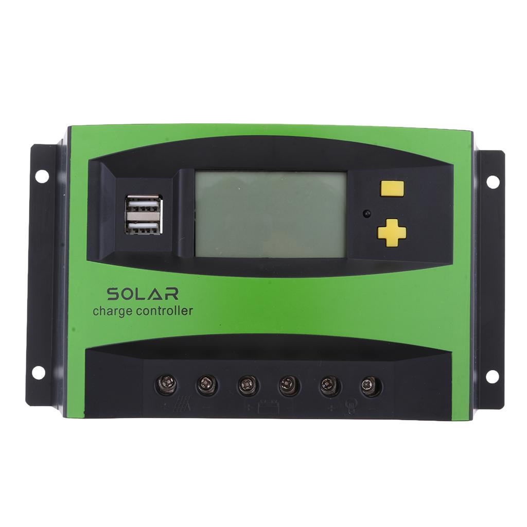 40A Solar Panel Charger Controller Lights Energy Save 12V/24V