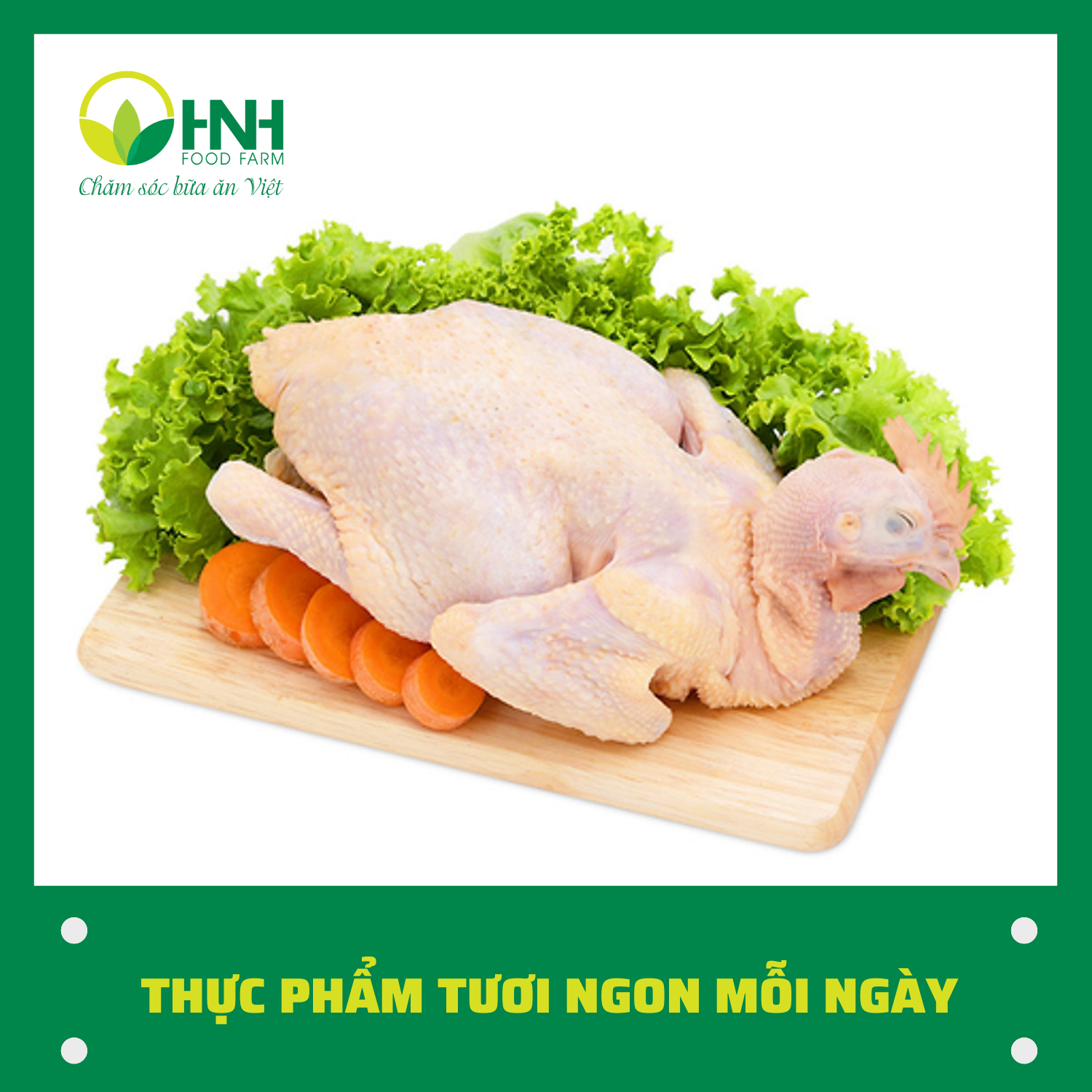 Gà ta nguyên con làm sạch -1kg