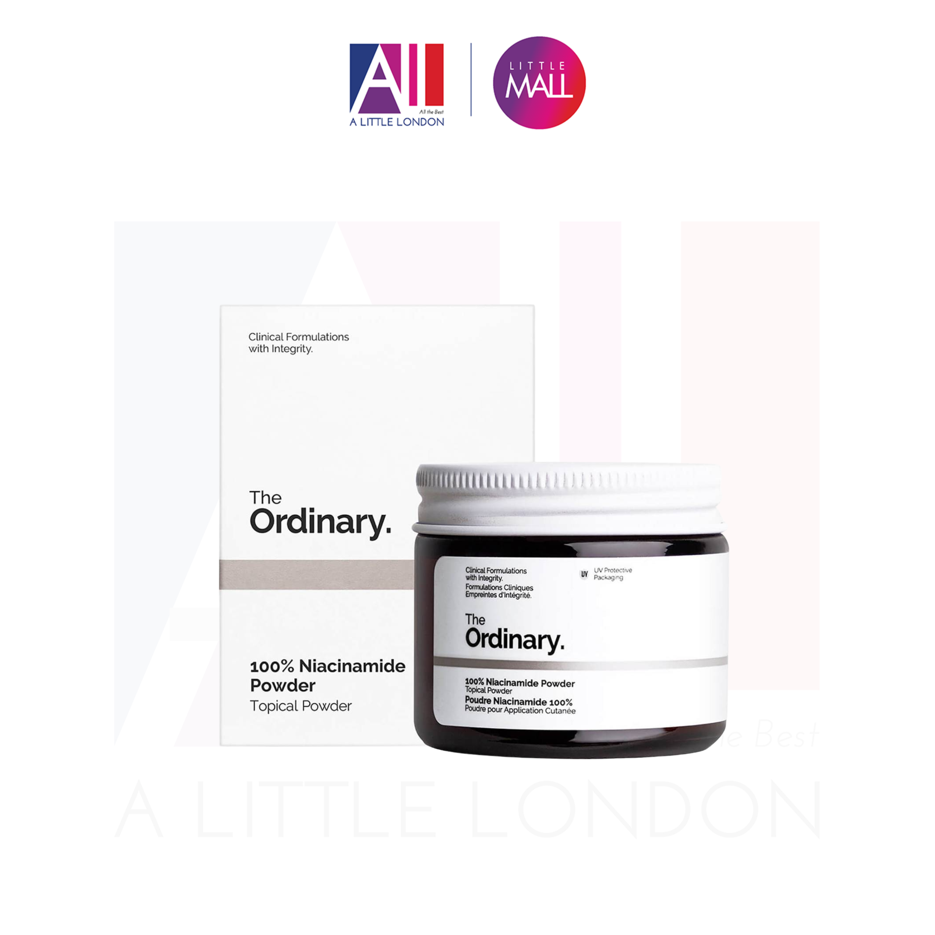 Bột kháng mụn se lỗ chân lông The Ordinary 100% Niacinamide Powder 20g