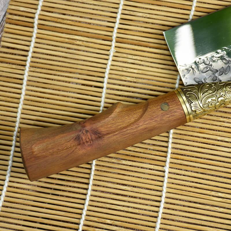 DAO BẾP - DAO THÁI HOA VĂN CAO CẤP MÃ DT151 ĐỘC 6996 topcomshop vn