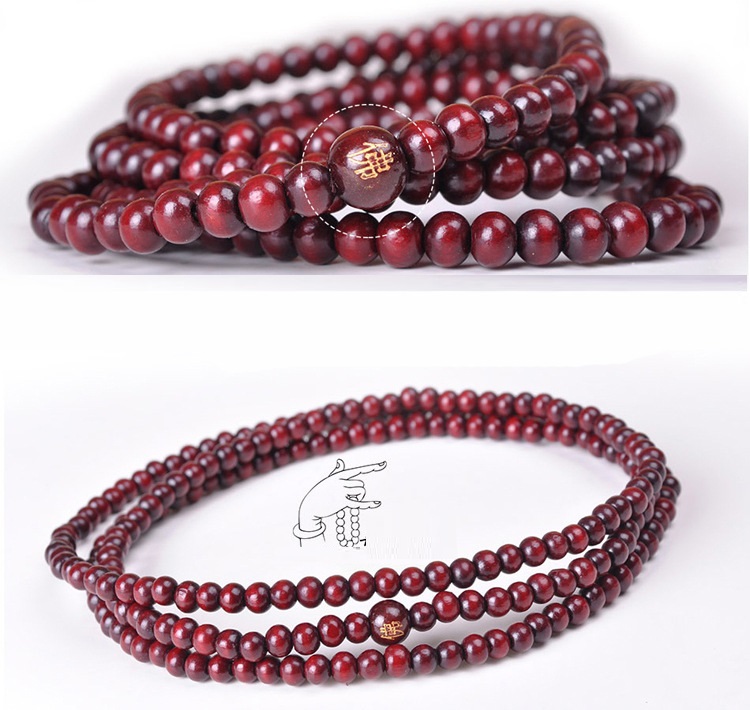 Combo Vòng tay phong thủy MÃI NHẤT LỘC 216 Hạt, Gỗ thiên nhiên 100%, Thiết kế phong cách phật giáo, Kèm túi đựng cung hỷ tuyết nhung.