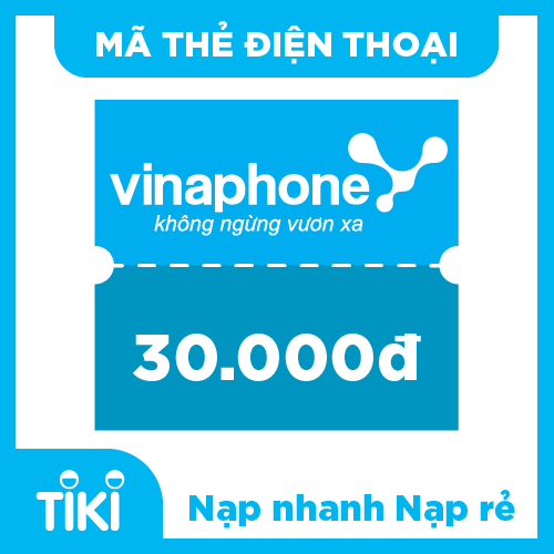 Mã thẻ điện thoại Vinaphone 30K