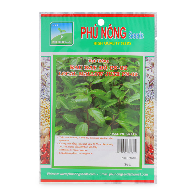 Hạt Giống Rau Đay Đỏ Phú Nông (20g)