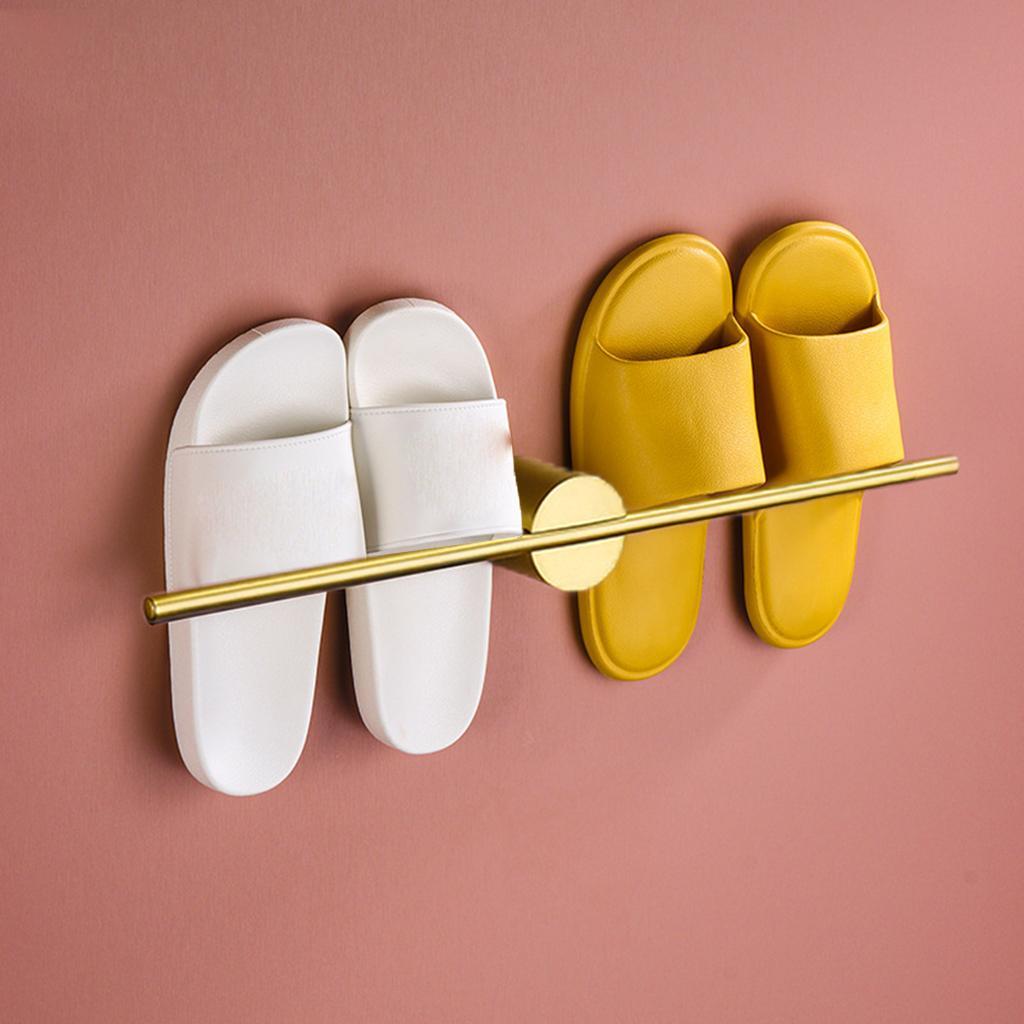 Multifunctional Towel Rack Golden Base Towel Rack 50 Cm + Black Base 50