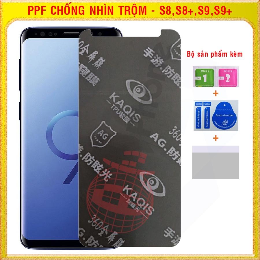 Dán dẻo PPF chống nhìn trộm cho Samsung S8, S8 Plus (S8+), S9, S9 Plus (S9+)