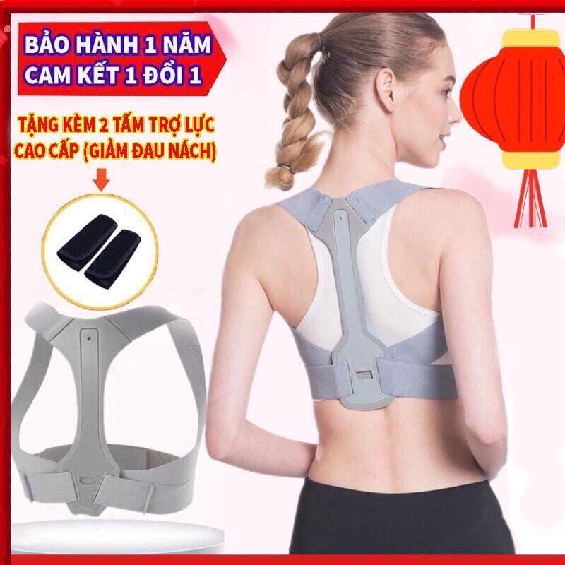 ️[Freeship] Đai chống gù lưng nam nữ POSTURE SAMPAKE [Tặng kèm 2 tấm trợ lực