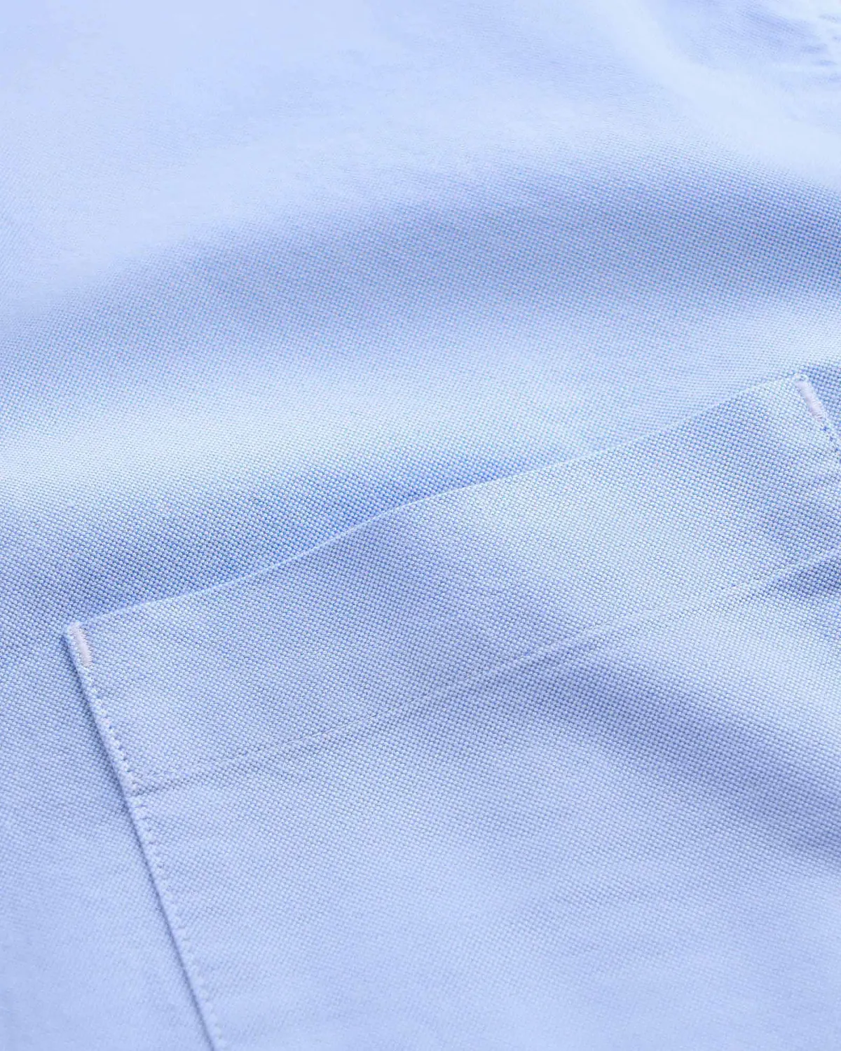 Áo sơ mi nam tay dài oxford trơn xanh nhạt form loose - RT 10F24SHL008 | ROUTINE CÀ MAU