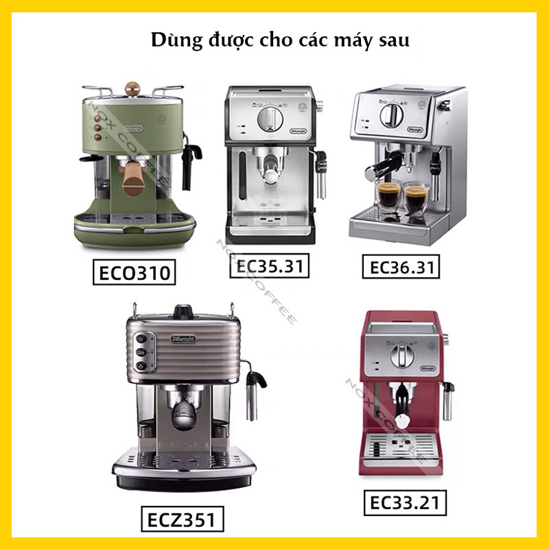 Tay pha máy delonghi 51mm - 2 tai | Tương thích với Delonghi ec0310,  ec0311, ec330, cp31.21, ecp33.21