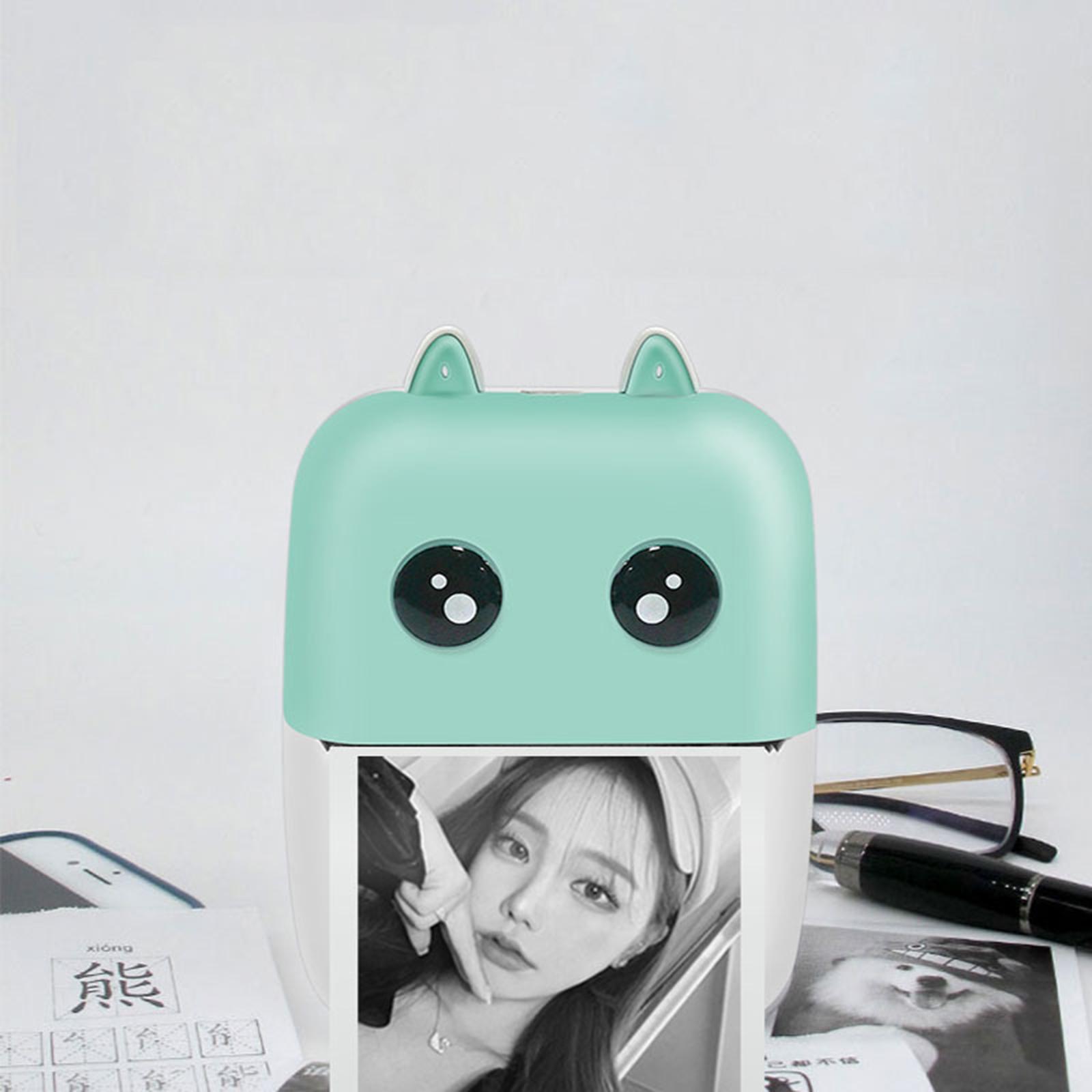 Mini Pocket Thermal Printer USB Cable Bluetooth for Mobile Phone Label