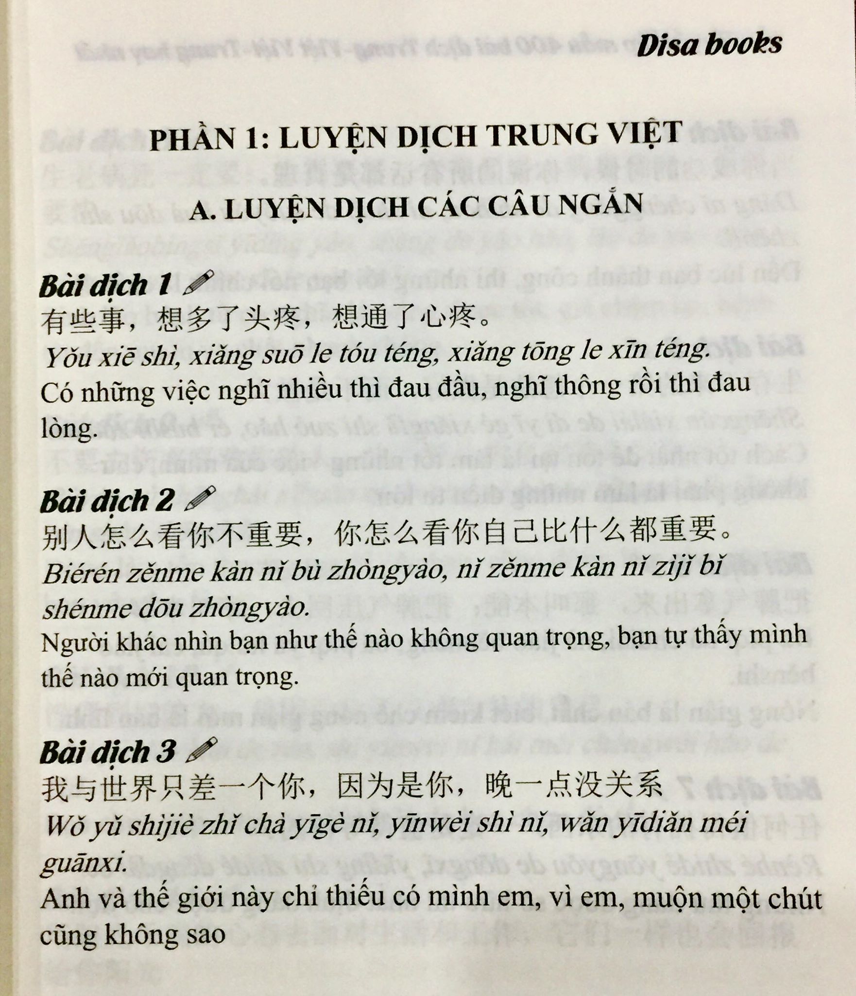 Sách-Tuyển tập 400 mẫu bài dịch Trung - Việt hay nhất (Song ngữ Trung – Việt, có Audio nghe)