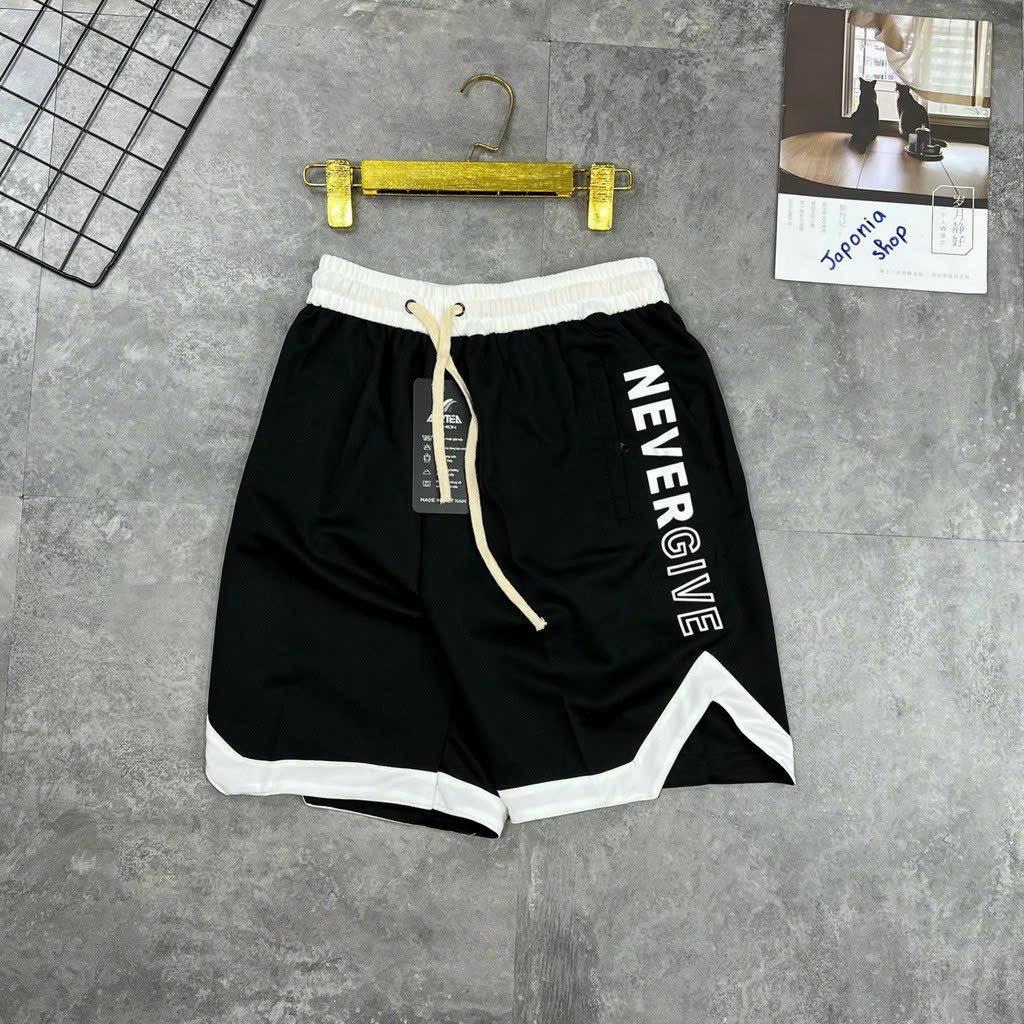 Quần Short Bóng Rổ Nam Phối Dáng Siêu Ngầu Thiết Kế Cá Tính Hàng Hot Trend HTM FASHION