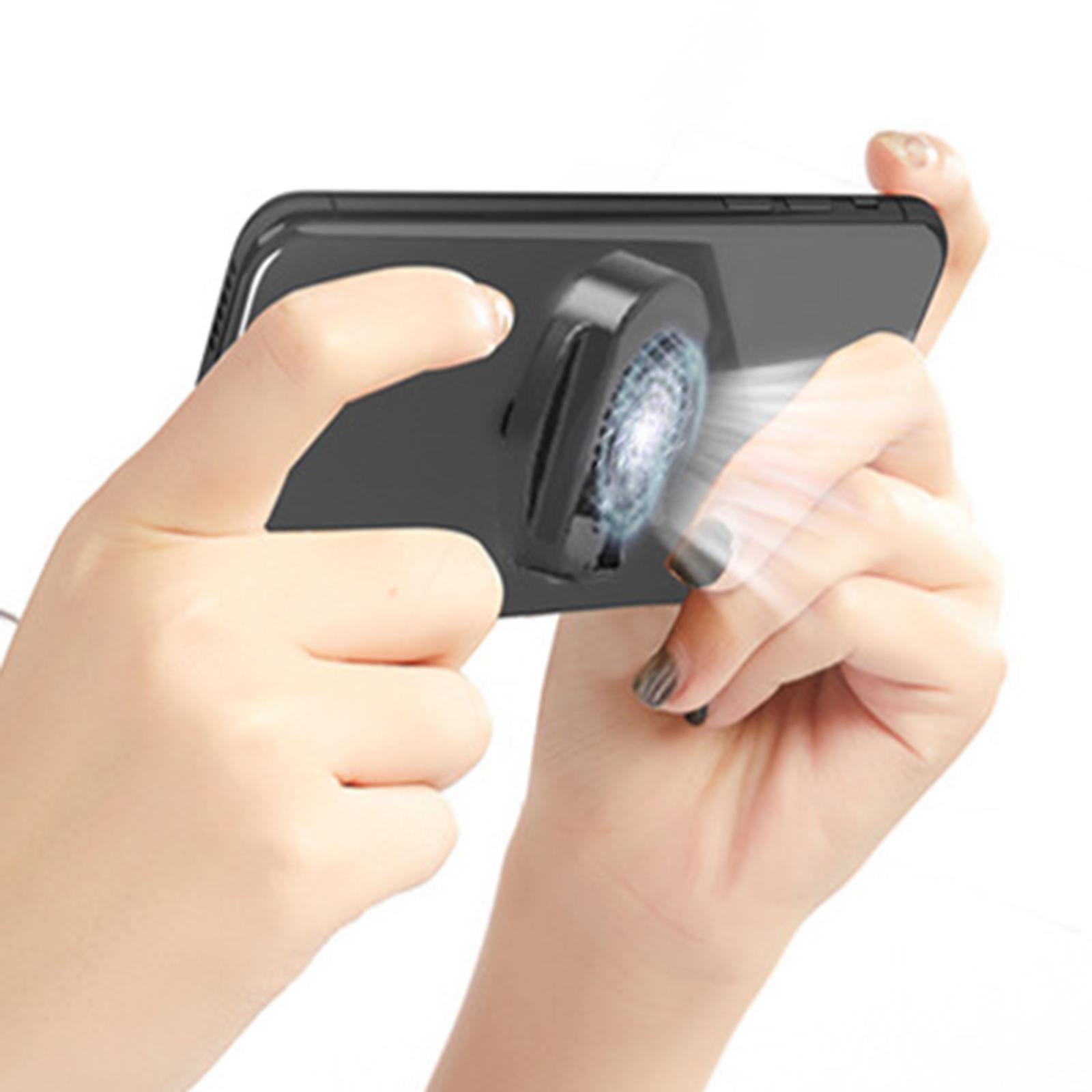 Mini Phone Holder USB Quiet Suction Cup for Lives Gaming