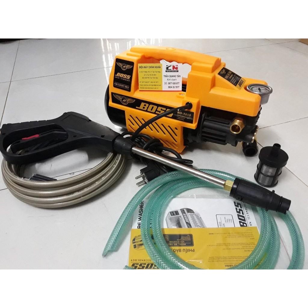 Máy Rửa Xe BOOS 3500W chỉnh áp Siêu Bền Siêu Khỏe Dây Áp Lực 15M Máy rửa xe mini dung tưới cây ,rửa xe