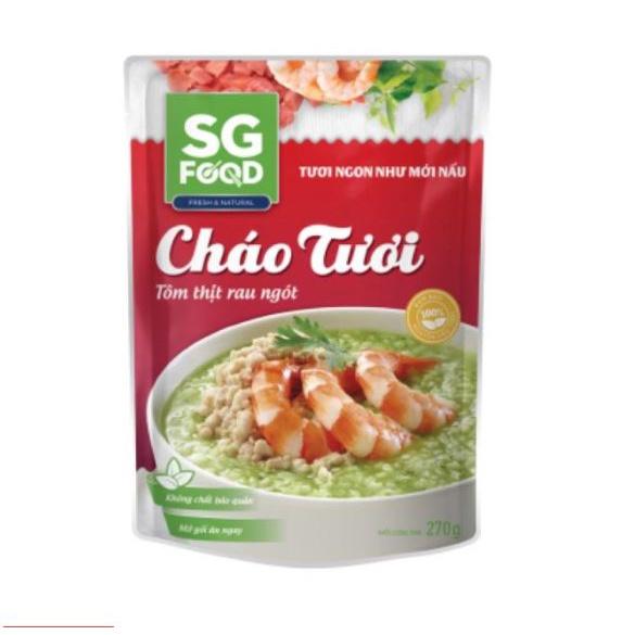 Combo 5 Gói Cháo Tươi SG Food 240g (Trên 1 Tuổi)