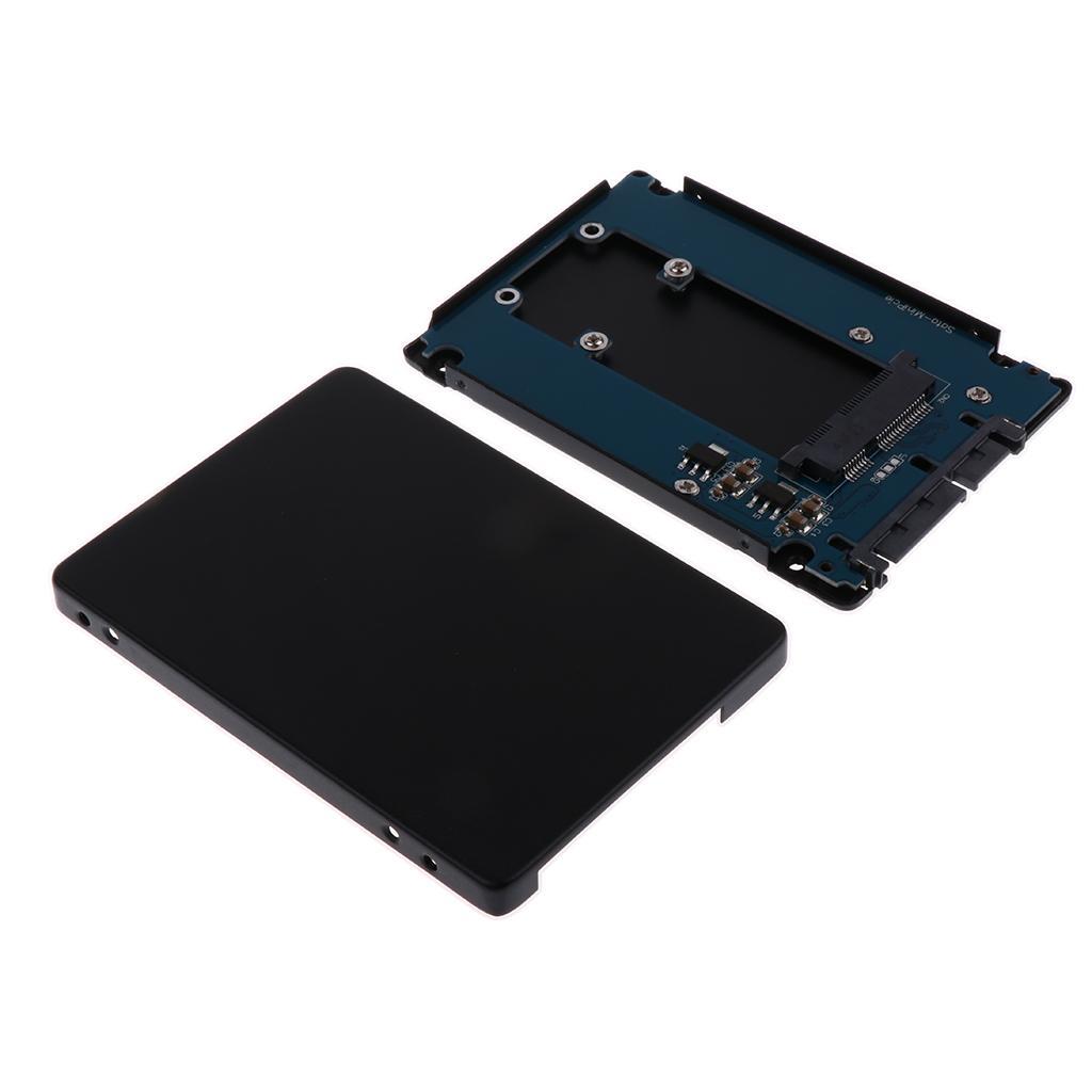 MSATA SSD to 2.5" SATA3 Adapter Card with Case 7mm Thickness for PC