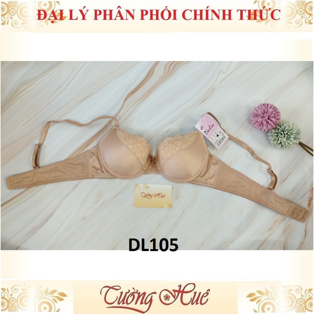 Áo lót nữ Darlin DL105 dầy nâng phối ren đệm tháo rời.