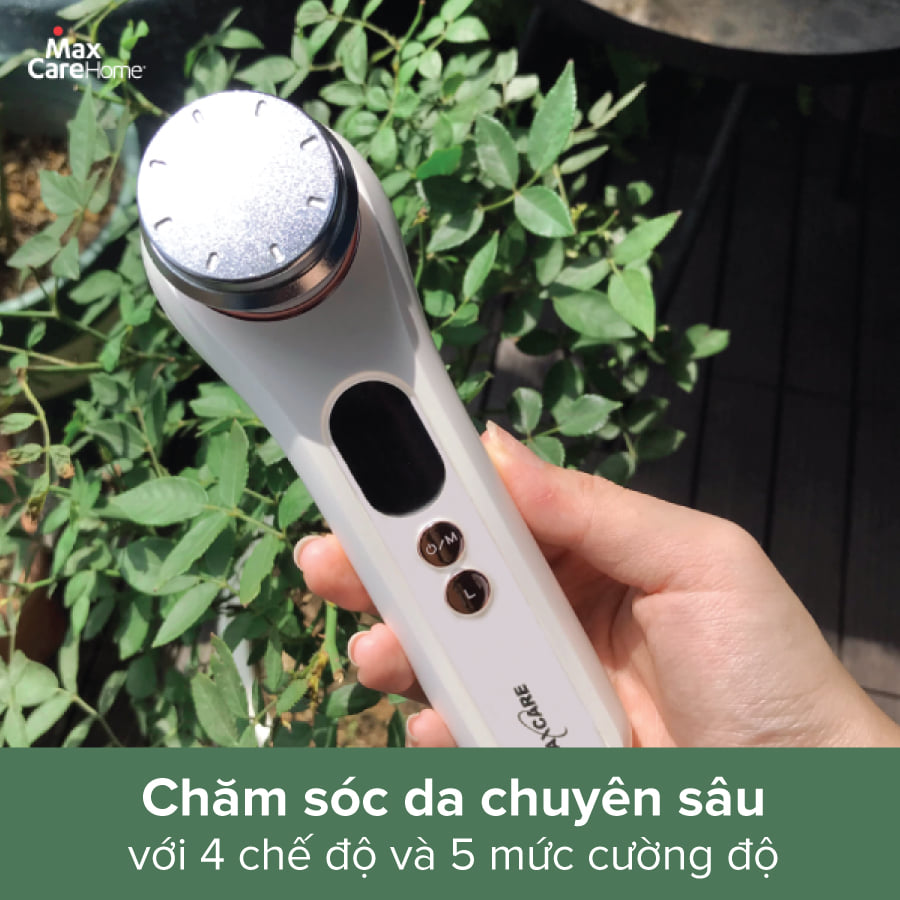 Máy đẩy tinh chất Ion dưỡng da nóng lạnh Hot & Cool Maxcare Max888PRO - Máy điện di tinh chất trắng da Maxcare Beauty Device - làm sạch sâu - đẩy tinh chất - cấp ẩm - chăm sóc và dưỡng trắng da