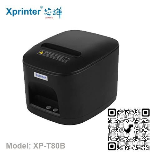 máy in hóa đơn nhiệt-T80B/Q80B có kết nối ngăn kéo tiền , máy in bill xprinter chính hãng-cổng USB / tốc độ in 160mm/s-[Hàng Chính Hãng]