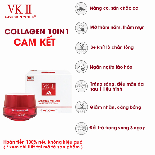 Kem Đa Chức Năng 10 in 1 VK II 35g