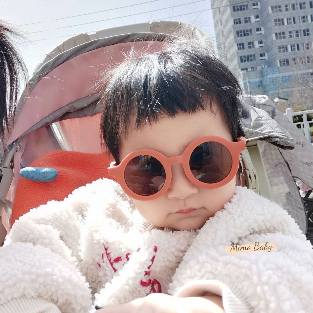 Kính râm gọng tròn đáng yêu cho bé mimo baby K01
