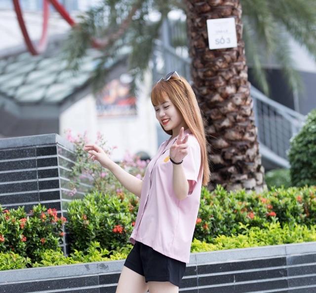 Sơ mi thêu dứa