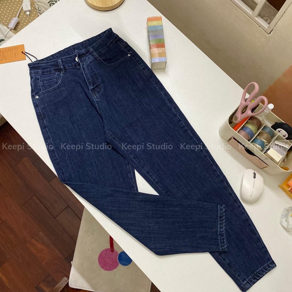 Quần Jeans Baggy Nữ Quần Bò Dáng Baggy Co Giãn