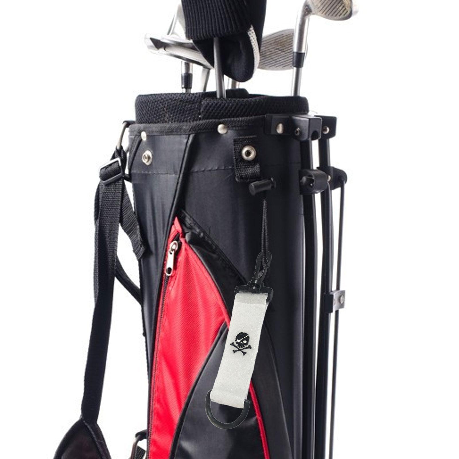 Golf Glove Keeper Portable Golf Towel with Hook for Outdoor Climbing Workout