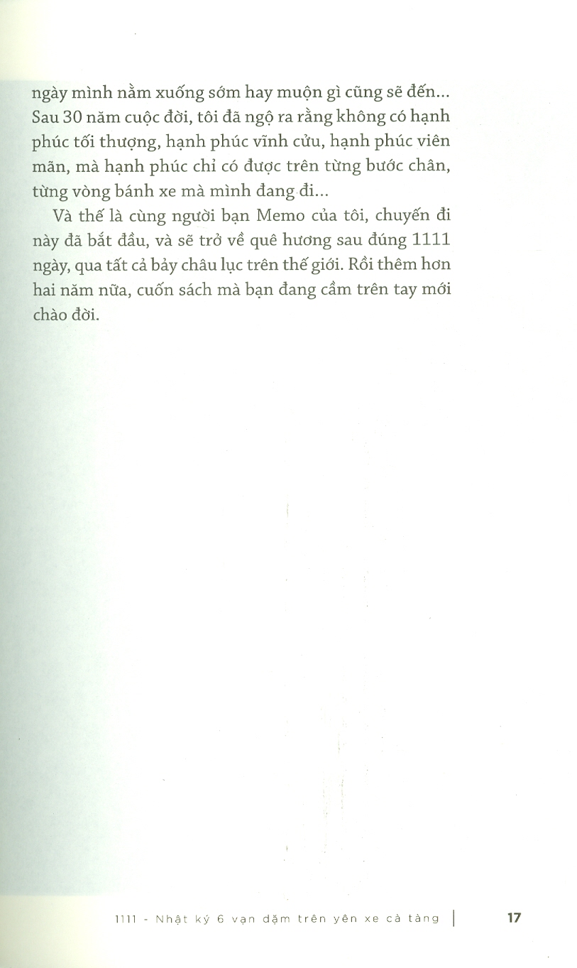 1111 - Nhật Ký Sáu Vạn Dặm Trên Yên Xe Cà Tàng