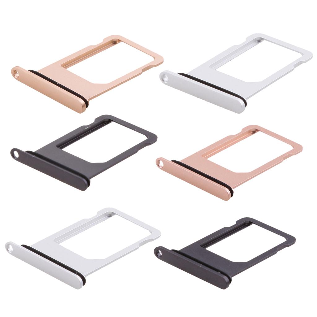 SIM Card Tray Slot Holder Repair Replacement Part For Apple iPhone 8, Black,Gold,Silver