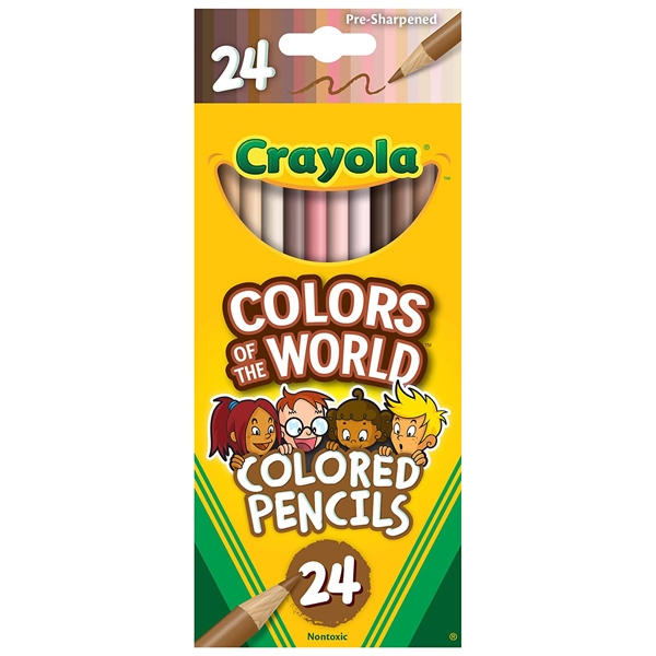 Bộ Bút Chì 24 Màu Color Of The World - Crayola 684607