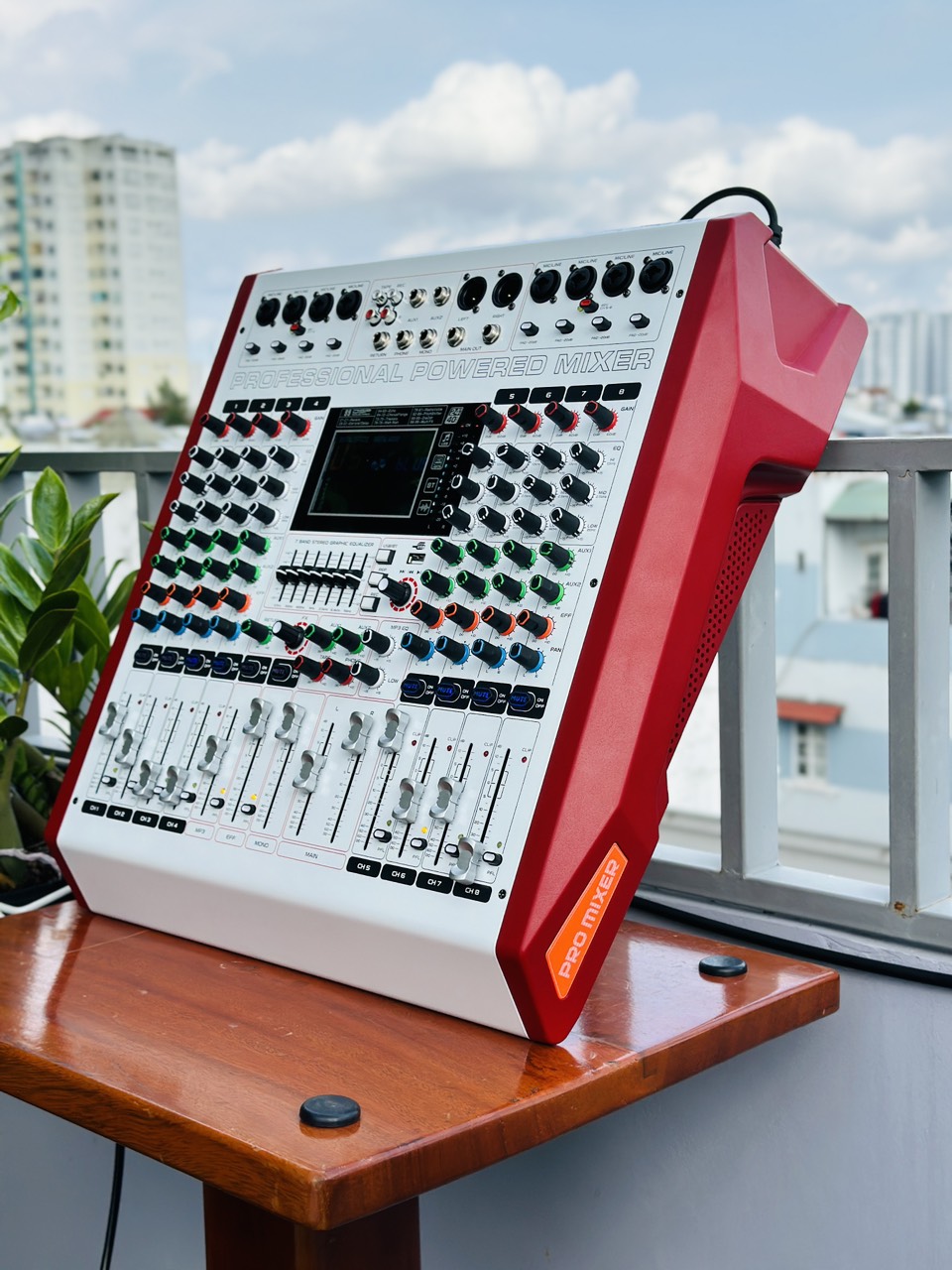 Mixer Cao Cấp Liên Công Suất MTMAX F23Pro Công Suất 750W + 750W 8 Đường Line 7 Band Equalizer Mượt Mà 99 Hiệu Ứng Chuyên Nghiệp DSP Bluetooth 5.0 Nguồn Điện Phantom + 48V Chất Lượng Cao. HÀNG CHÍNH HÃNG
