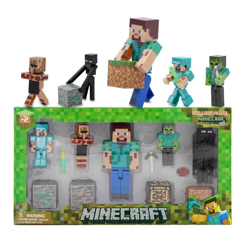 Combo mô hình steve minecraft đồ chơi