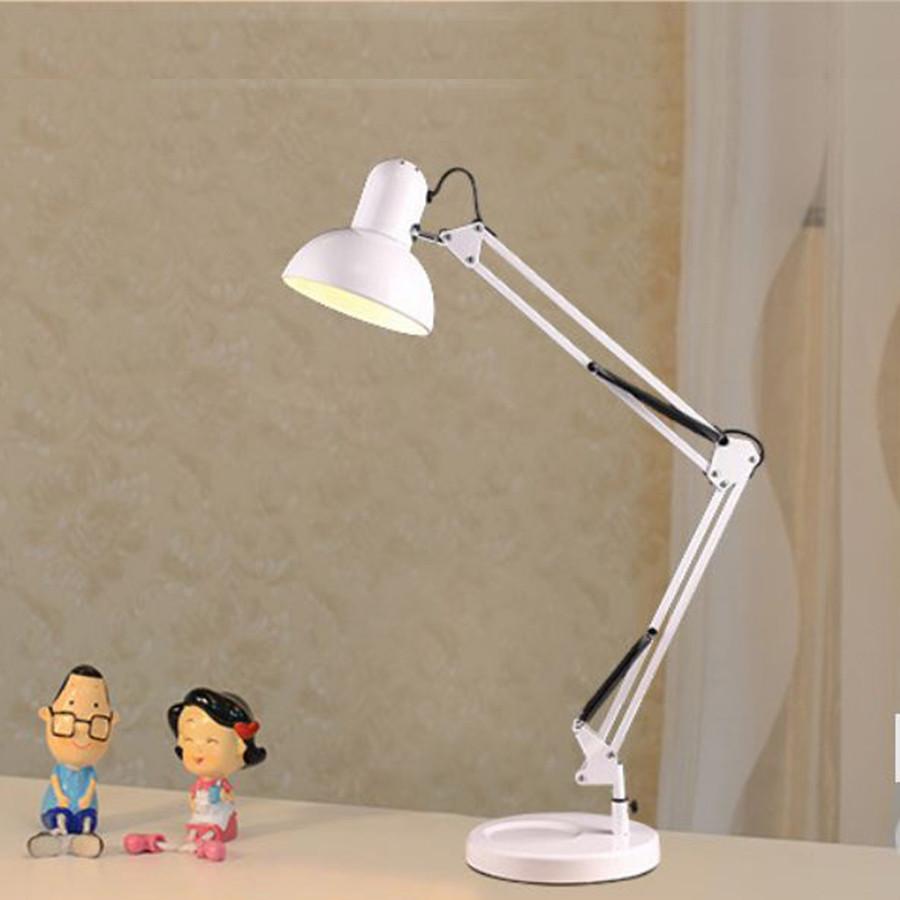 Đèn bàn PIXAR loại lớn DPX06 kèm bóng LED và chân KẸP BÀN - TRẮNG - GDHN Loại Tốt