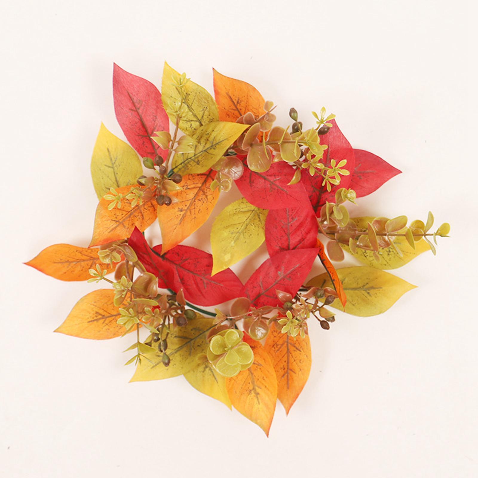 Candle  Wreath Fall Wreath Candle  for Living Room Tabletop