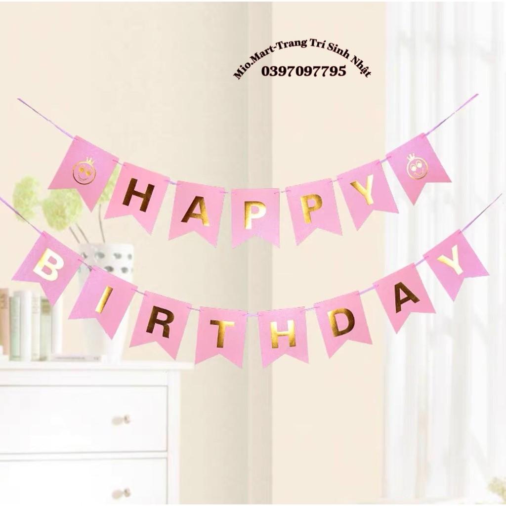 Dây Chữ Happy Birthday Trang Trí Sinh Nhật Cho Người Lớn, Trẻ Em Siêu Xinh, Siêu Tiện Lợi BB83