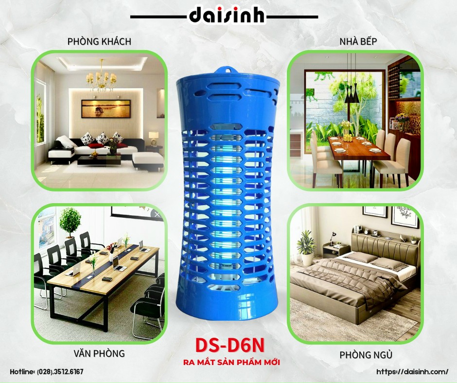 Đèn diệt côn trùng Đại Sinh DS D6N