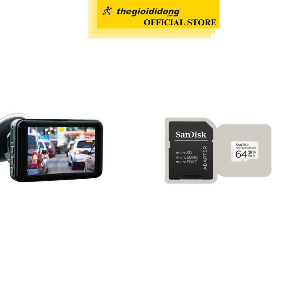 Thẻ nhớ chuyên Camera Sandisk MicroSD 64GB class 10_U3 - Hàng chính hãng