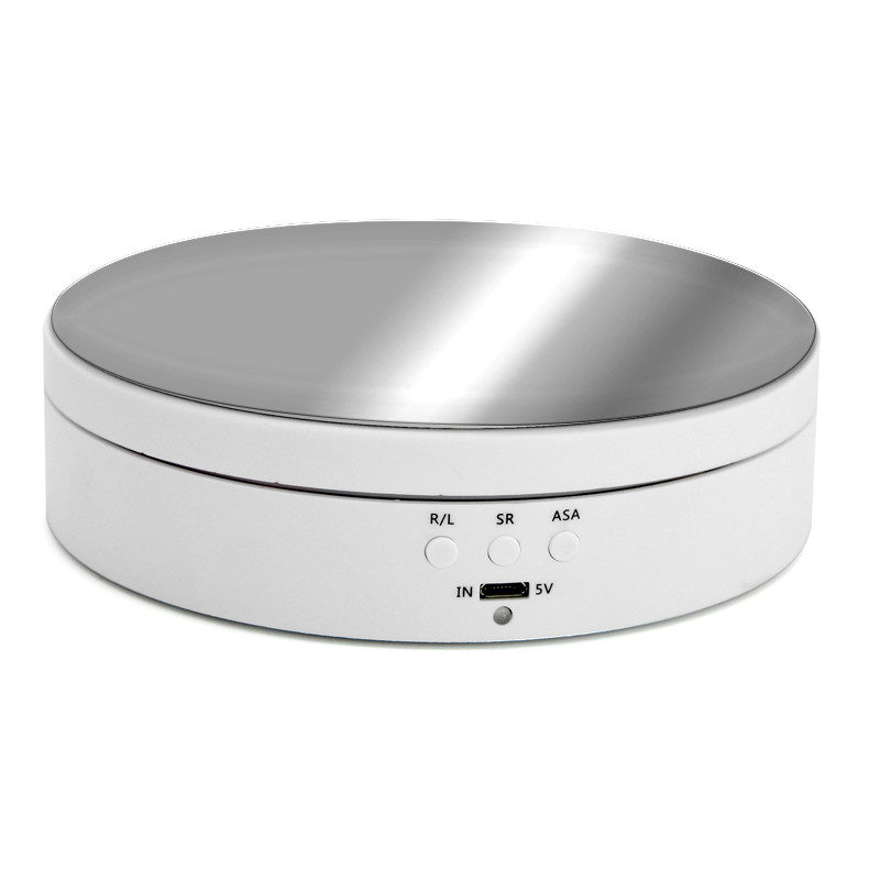 Đế xoay đường kính 13,8cm decal trang trí trang sức, phụ kiện tải trọng 3kg sạc điện