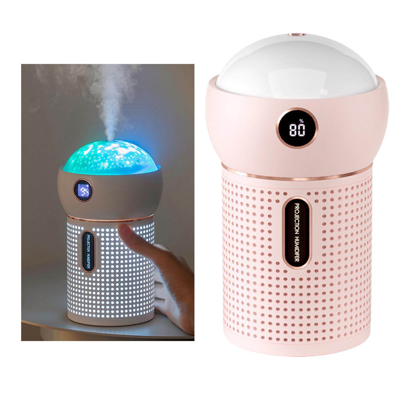 630ml Mini Humidifier Air Purifier Aroma Essential Oil Diffuser Night Light