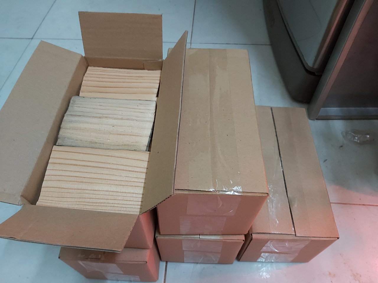 Hộp nhử mối gỗ thông trắng- Hộp Dẫn Dụ Bắt Mối Diệt Trừ Mối - Dùng trong Diệt mối sinh học PMC90