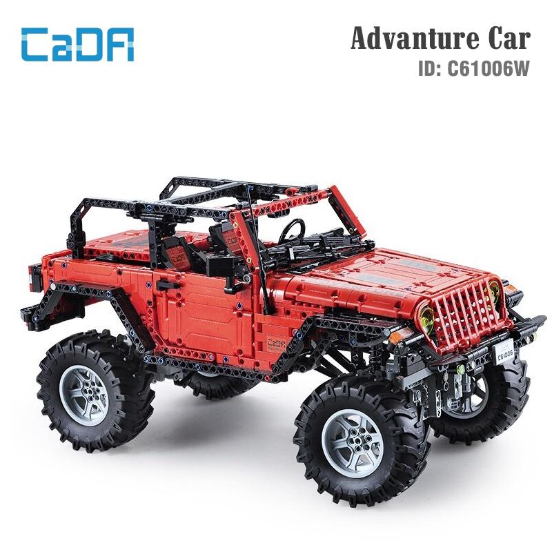 Đồ Chơi Lắp Ráp, Xếp Hình có  Điều Khiển  từ xa Xe Thám Hiểm Adventure – CADA C61006W