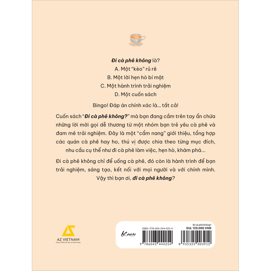 Hình ảnh Đi Cà Phê Không? -  Vừa Cà Phê, Vừa Kể Chuyện