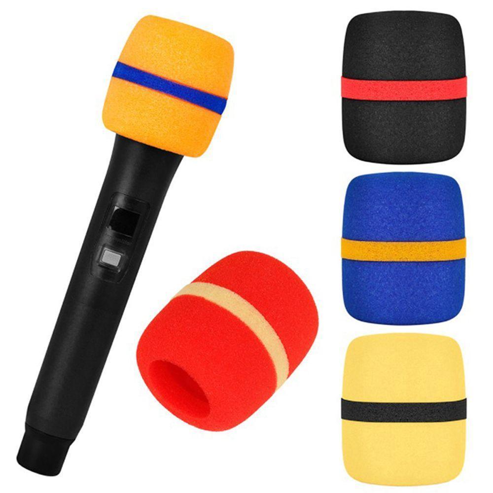 Set 4 Đầu Xốp Bọc Bảo Vệ Micro Cầm Tay Chống Bụi Cho Studio KTV