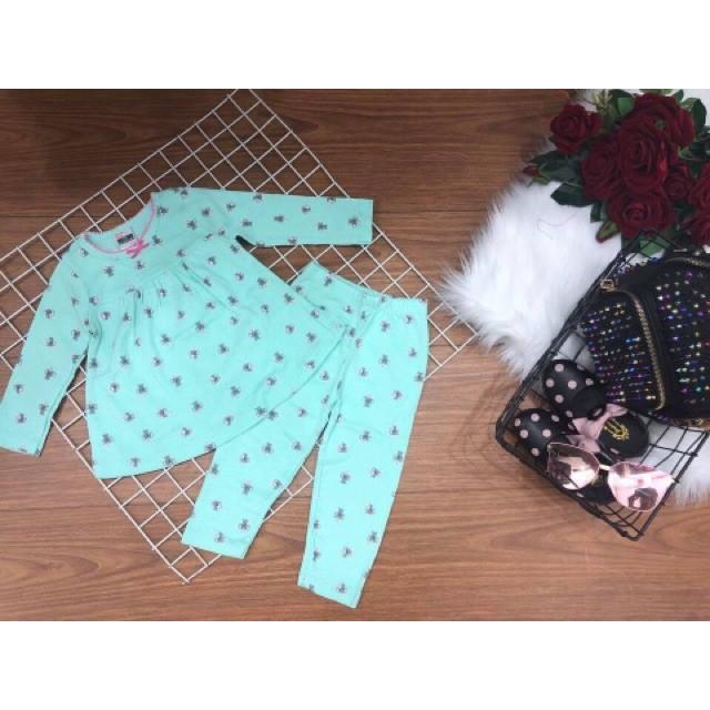 Bộ tay dài Babydoll cho bé gái